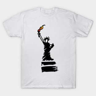 Lady Liberty Sketch T-Shirt